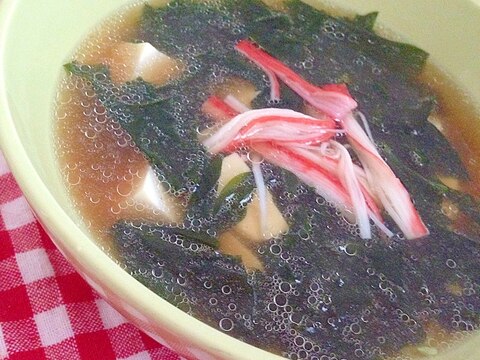 豆腐&ワカメのラーメンスープ★